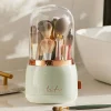 360° Rotating Portable Makeup Brushes Holder - Image 7